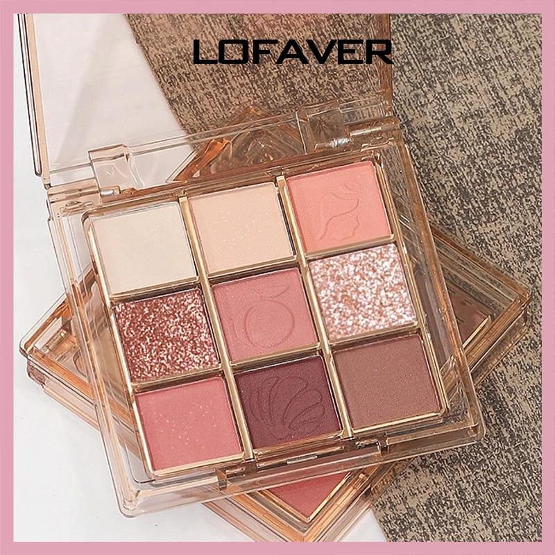 LOFAVER Eyeshadow Korean Palette 9 Warna Eyeshadow Matte 